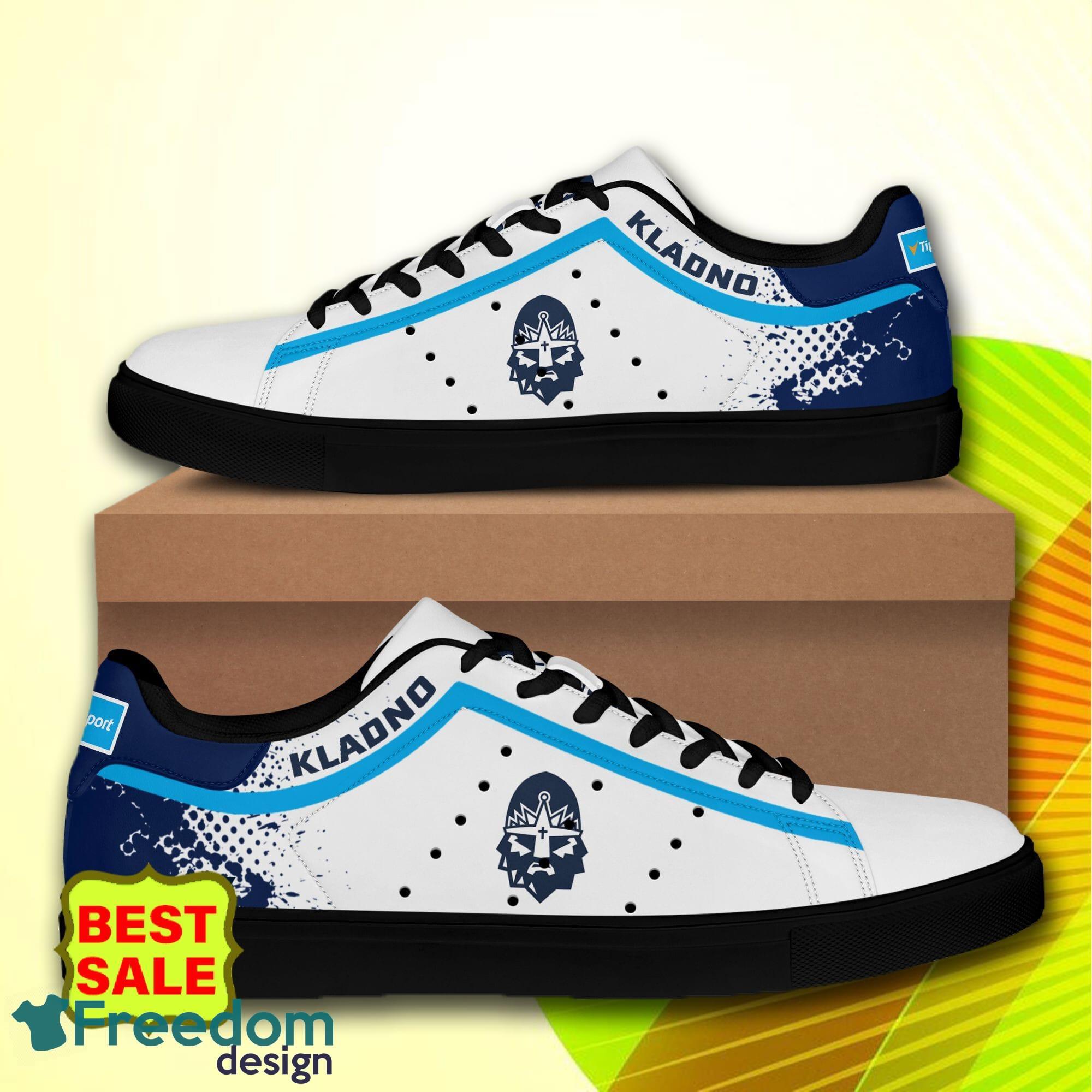 Tipsport Extraliga A Chance Liga Rytiri Kladno Logo Stan Smith Skate Shoes Black White image Tipsport Extraliga A Chance Liga Rytiri Kladno Logo Stan Smith Skate Shoes Black White - Rytiri Kladno skate shoes_7