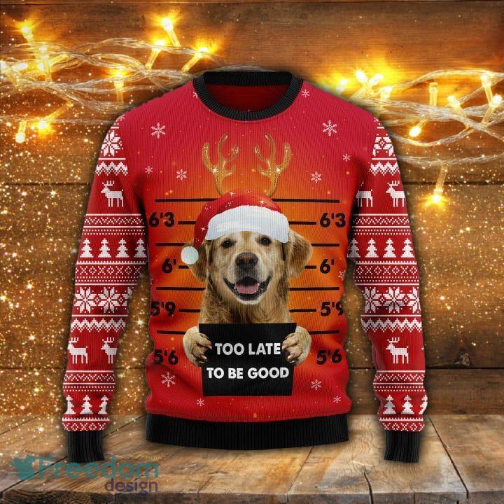 Womens dog christmas clearance sweater