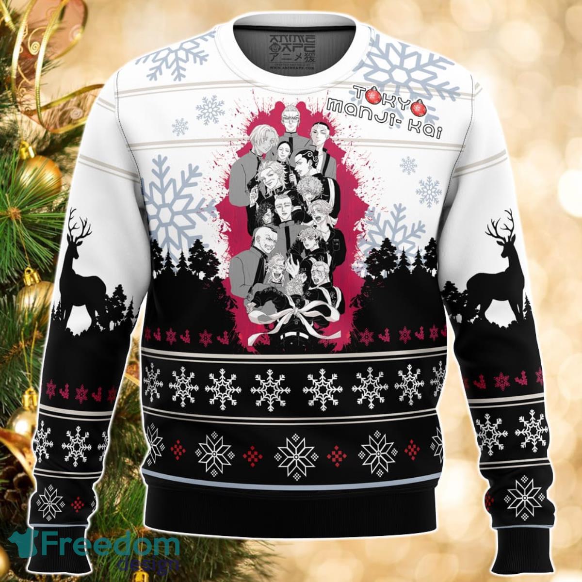 Toman Tokyo Revengers Ugly Christmas Sweater Great Gift For Men Women Product Photo 1