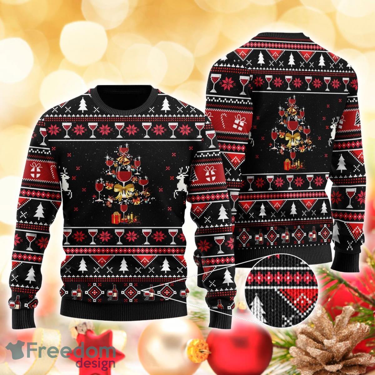 Tree Of Cups 3D Sweater Ugly Christmas Sweater For Men Women Product Photo 1