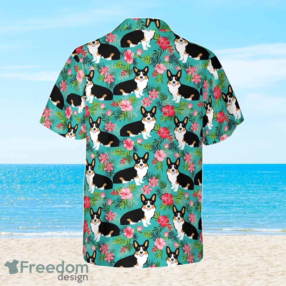 Tropical Floral Corgi Hawaiian Shirt Best Gift For Men And Women Product Photo 2