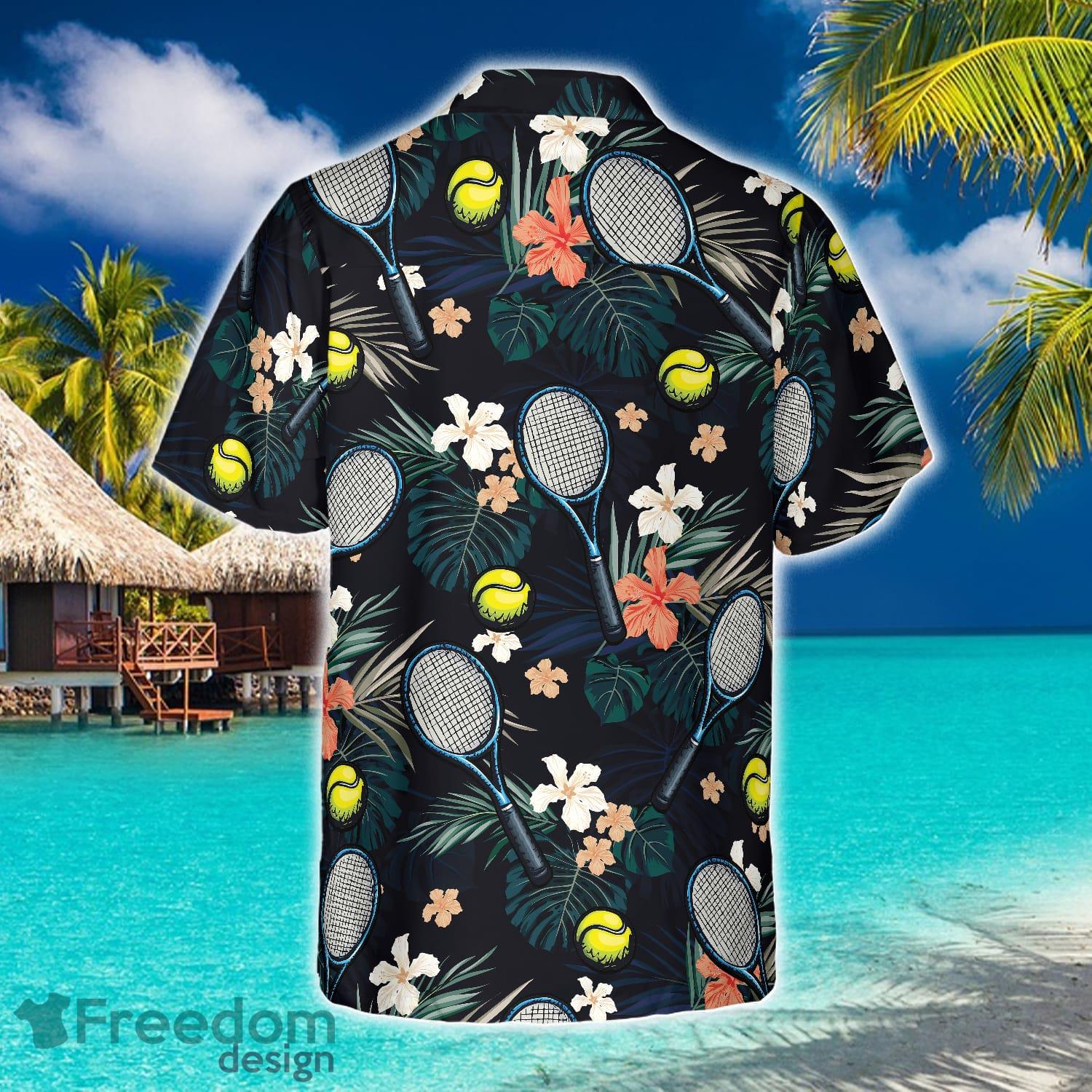 Tropical Tennis Hawaiian Shirt Gift For Men and Women Beach Shirt Gifts  Summer (