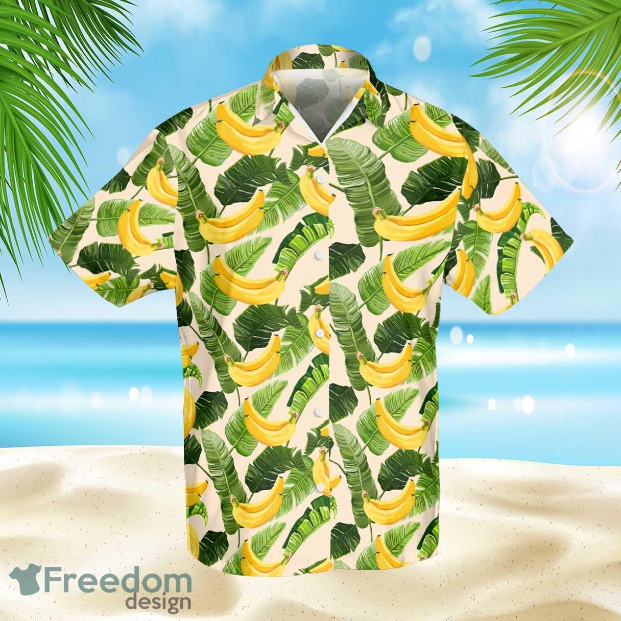 Flowers Fruits Green Palm Leaf Pineapple Summer Vacation Hawaiian Shirt For  Men And Women