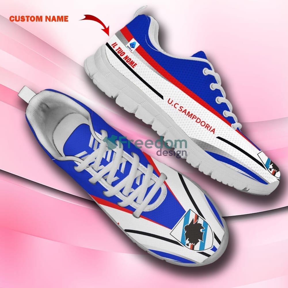 U.C. Sampdoria Serie A Sneakers Running Shoes Custom Name Gift For Men And Women - U.C. Sampdoria SHC126_1