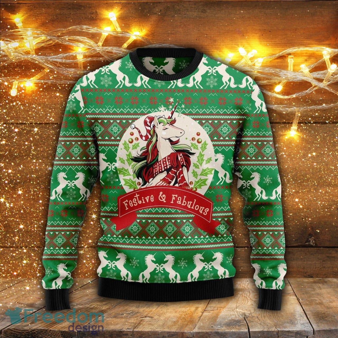 Men's unicorn sale christmas sweater