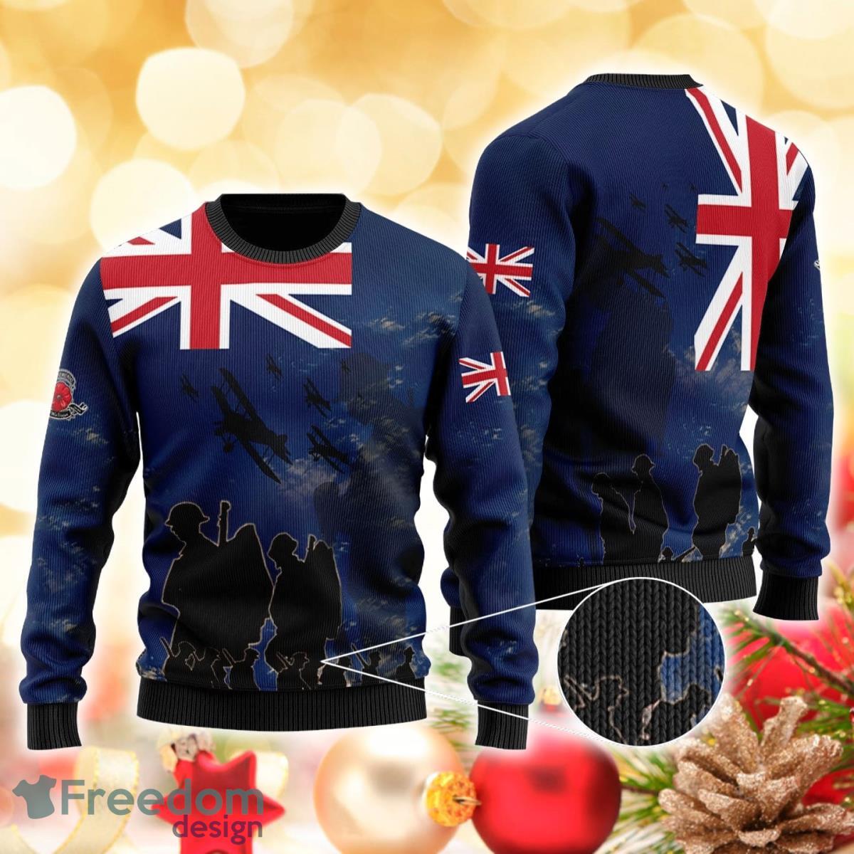 United Kingdom Veterans 3D Sweater Ugly Christmas Sweater Best Gift For Men And Women Product Photo 1