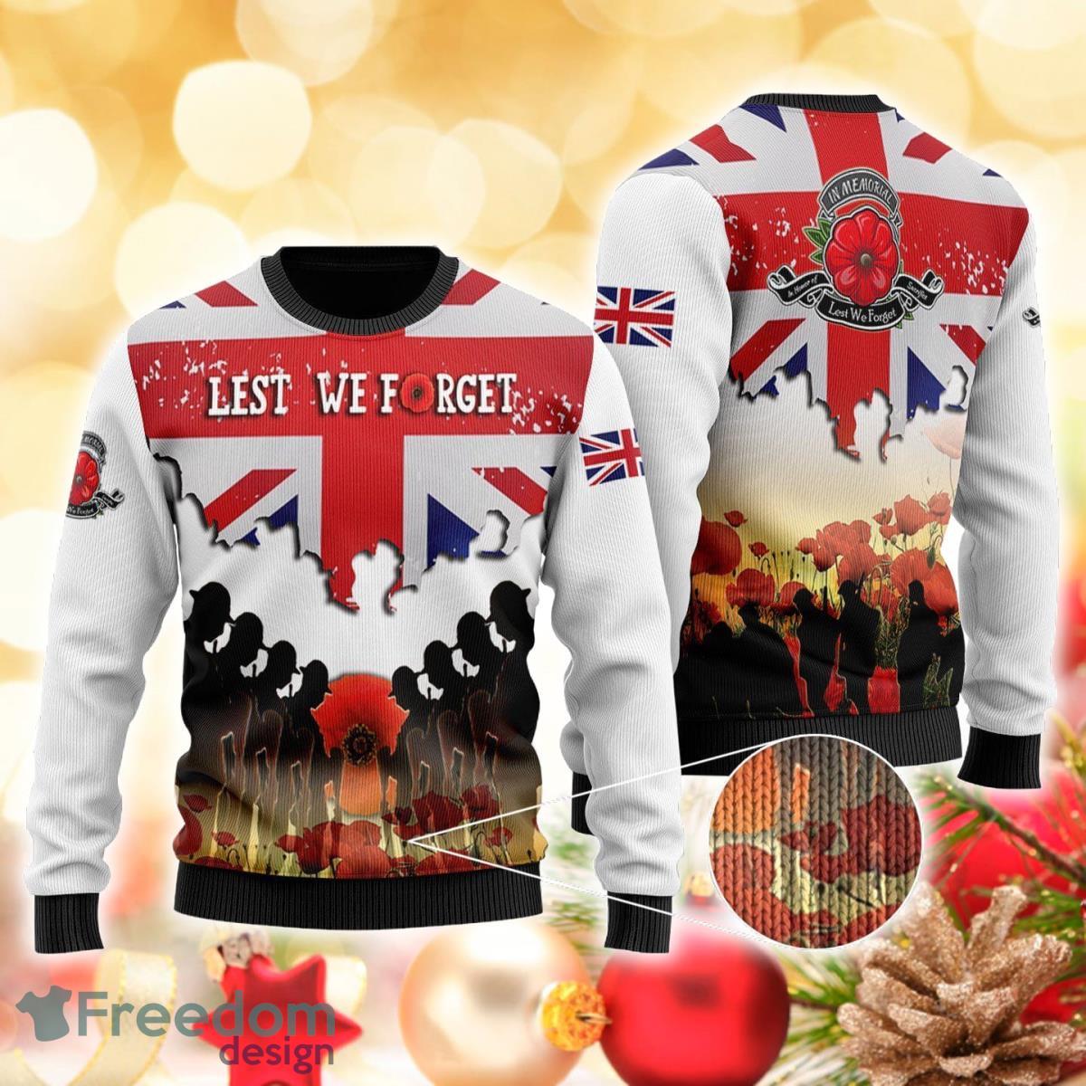 United Kingdom Veterans 3D Sweater Ugly Christmas Sweater Best Gift For Men Women Product Photo 1