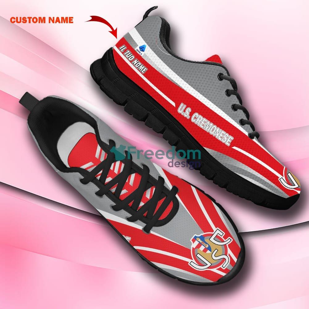 U.S. Cremonese Serie A Sneakers Running Shoes Custom Name Gift For Men And Women - U.S. Cremonese SHC127_2