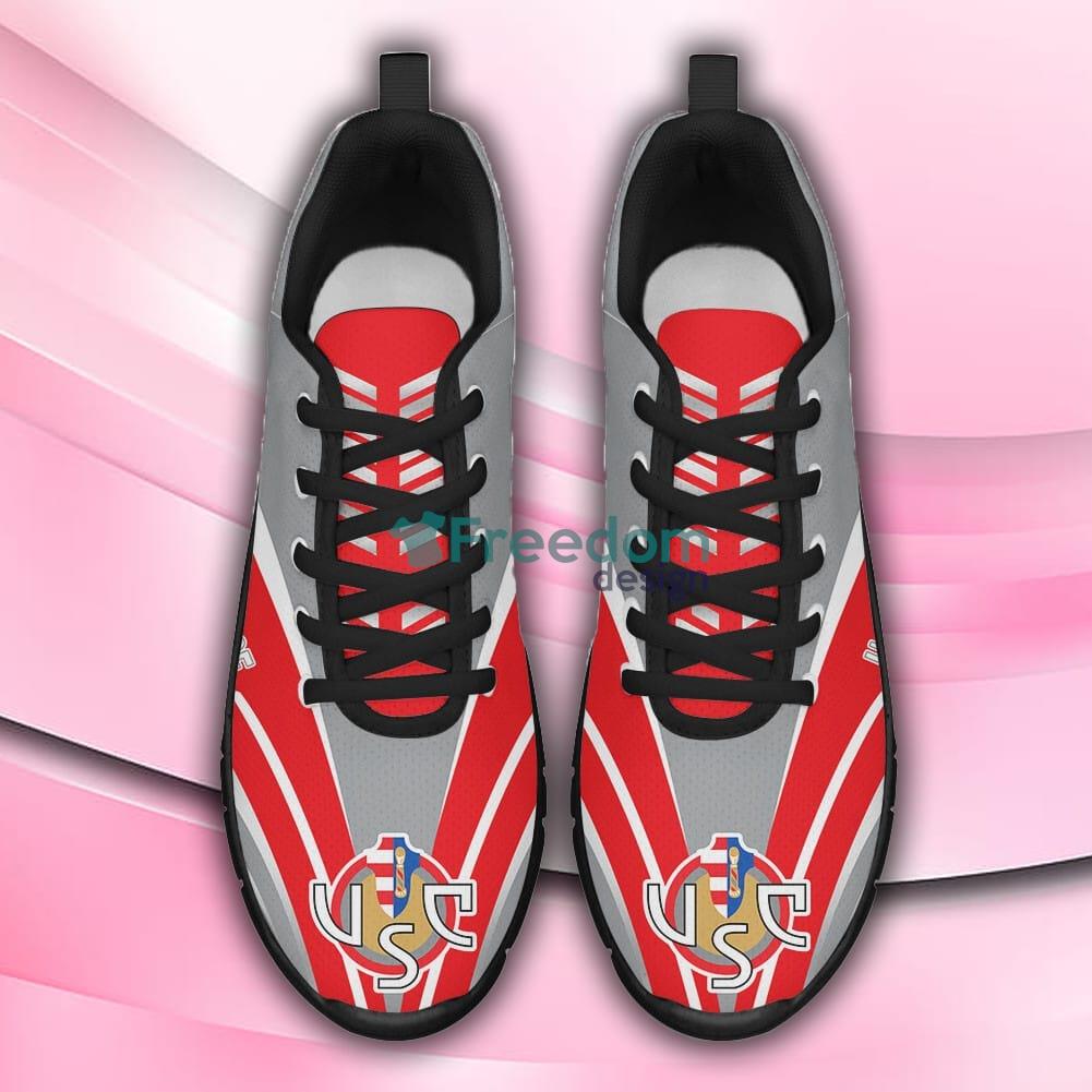 U.S. Cremonese Serie A Sneakers Running Shoes Custom Name Gift For Men And Women - U.S. Cremonese SHC127_6 U.S. Cremonese Serie A Sneakers Running Shoes Custom Name Gift For Men And Women - U.S. Cremonese SHC127_6