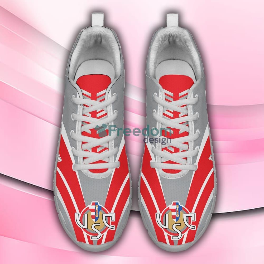 U.S. Cremonese Serie A Sneakers Running Shoes Custom Name Gift For Men And Women - U.S. Cremonese SHC127_9 U.S. Cremonese Serie A Sneakers Running Shoes Custom Name Gift For Men And Women - U.S. Cremonese SHC127_9