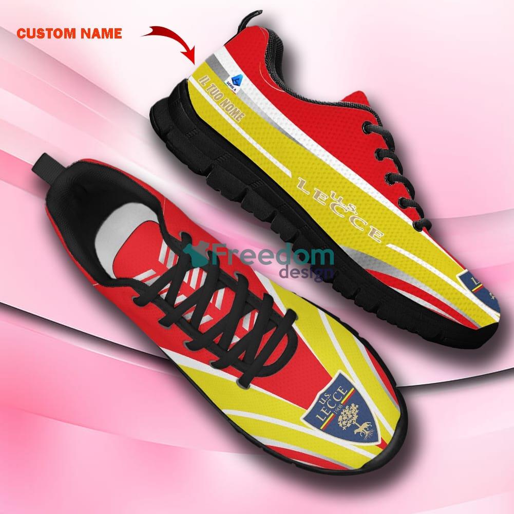 U.S. Lecce Serie A Sneakers Running Shoes Custom Name Gift For Men And Women - U.S. Lecce SHC128_2