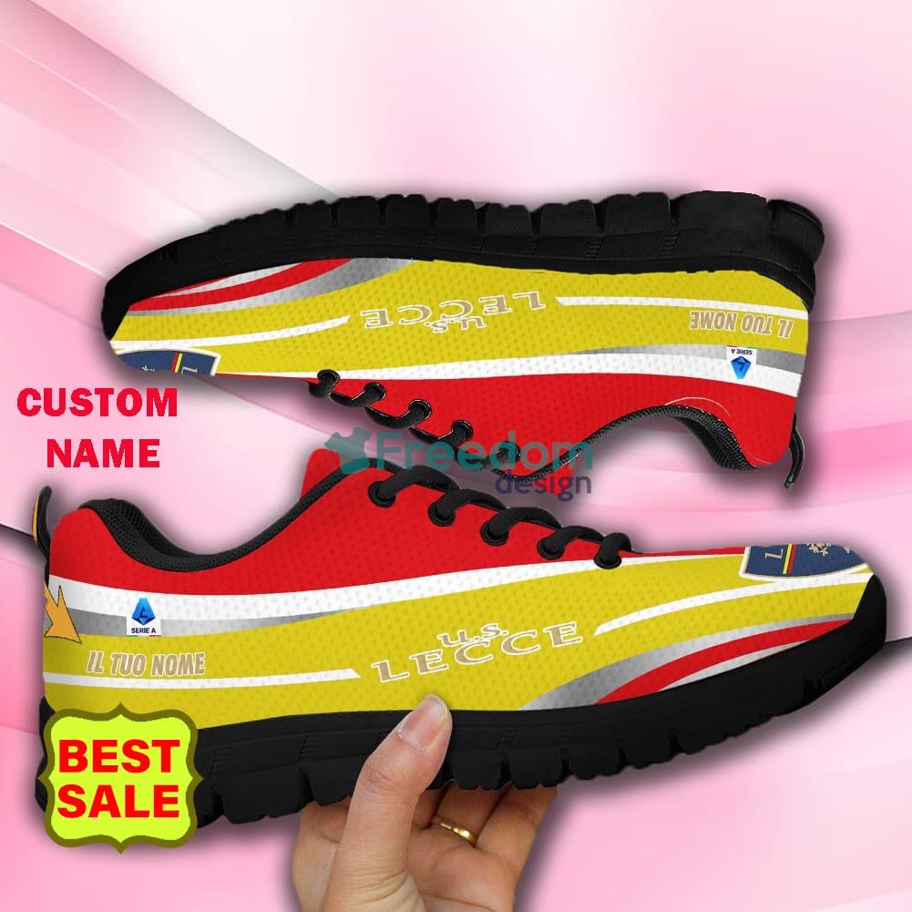 U.S. Lecce Serie A Sneakers Running Shoes Custom Name Gift For Men And Women image U.S. Lecce Serie A Sneakers Running Shoes Custom Name Gift For Men And Women - U.S. Lecce SHC128_5