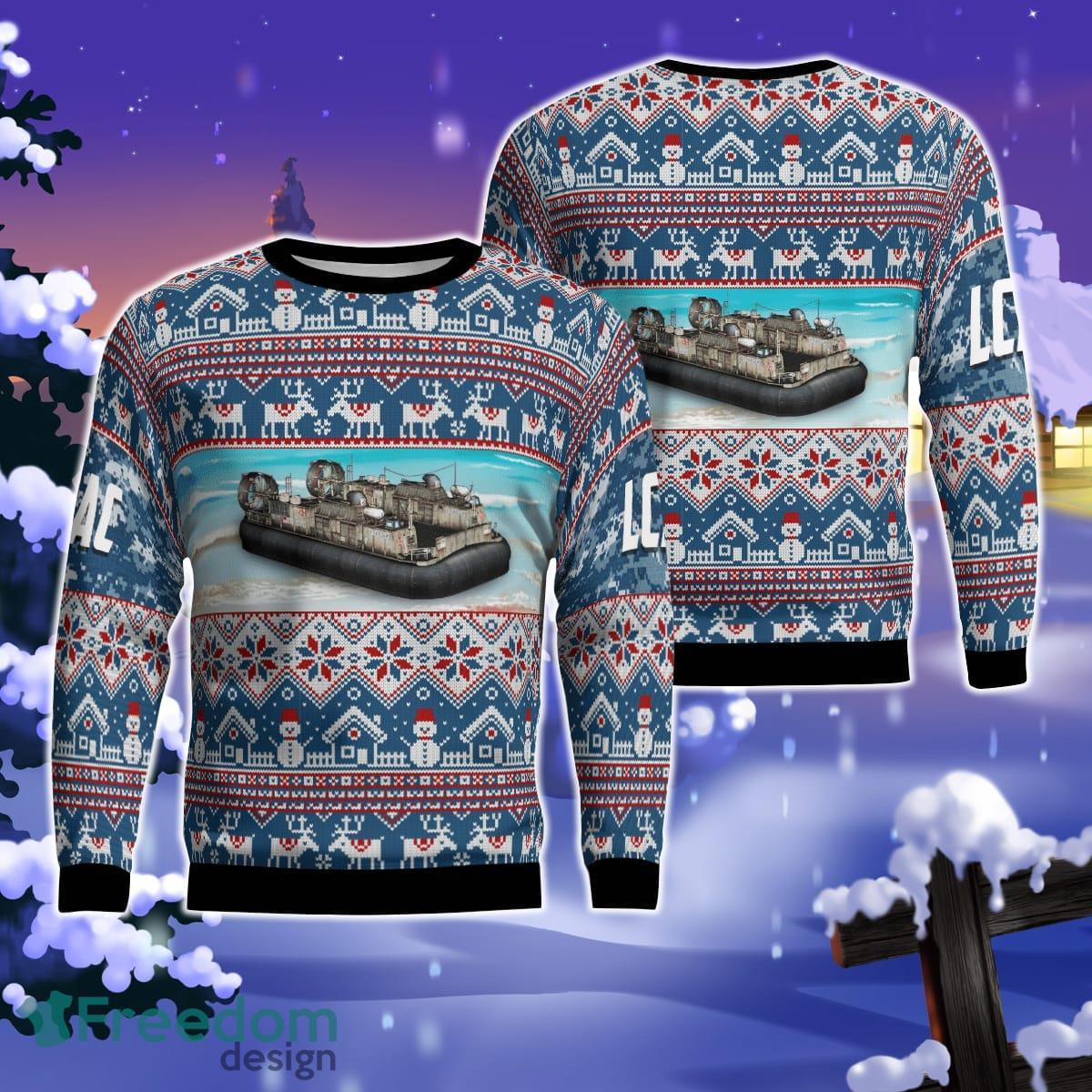 U.S Navy Landing Craft Air Cushion Sweater Christmas Gift For Men Women Product Photo 1