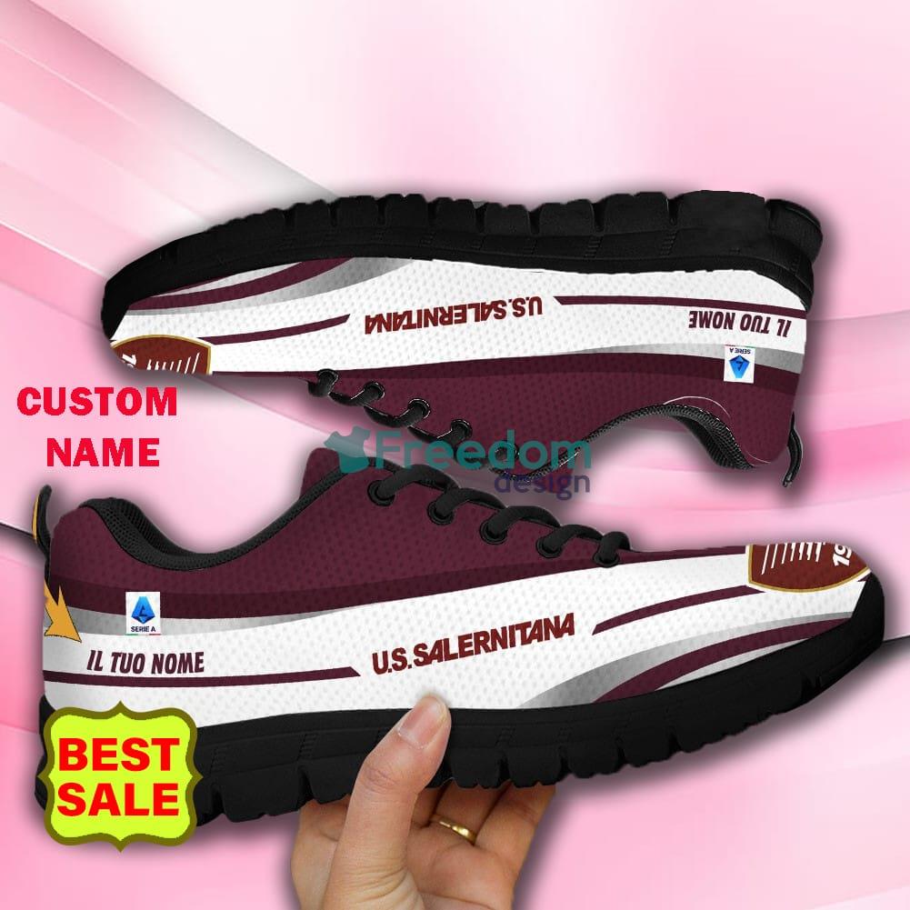 U.S. Salernitana 1919 Serie A Sneakers Running Shoes Custom Name Gift For Men And Women - U.S. Salernitana 1919 SHC129_5 U.S. Salernitana 1919 Serie A Sneakers Running Shoes Custom Name Gift For Men And Women - U.S. Salernitana 1919 SHC129_5