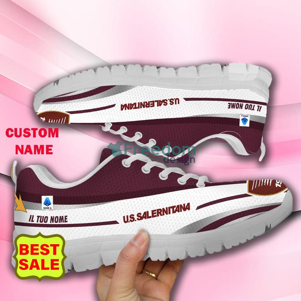 U.S. Salernitana 1919 Serie A Sneakers Running Shoes Custom Name Gift For Men And Women - U.S. Salernitana 1919 SHC129_8 U.S. Salernitana 1919 Serie A Sneakers Running Shoes Custom Name Gift For Men And Women - U.S. Salernitana 1919 SHC129_8