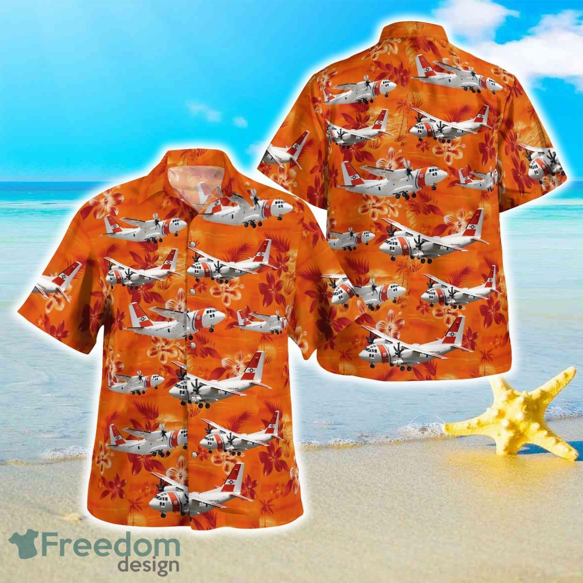 USCG HC-27J Spartan Hawaiian Shirt For Men Women Product Photo 1