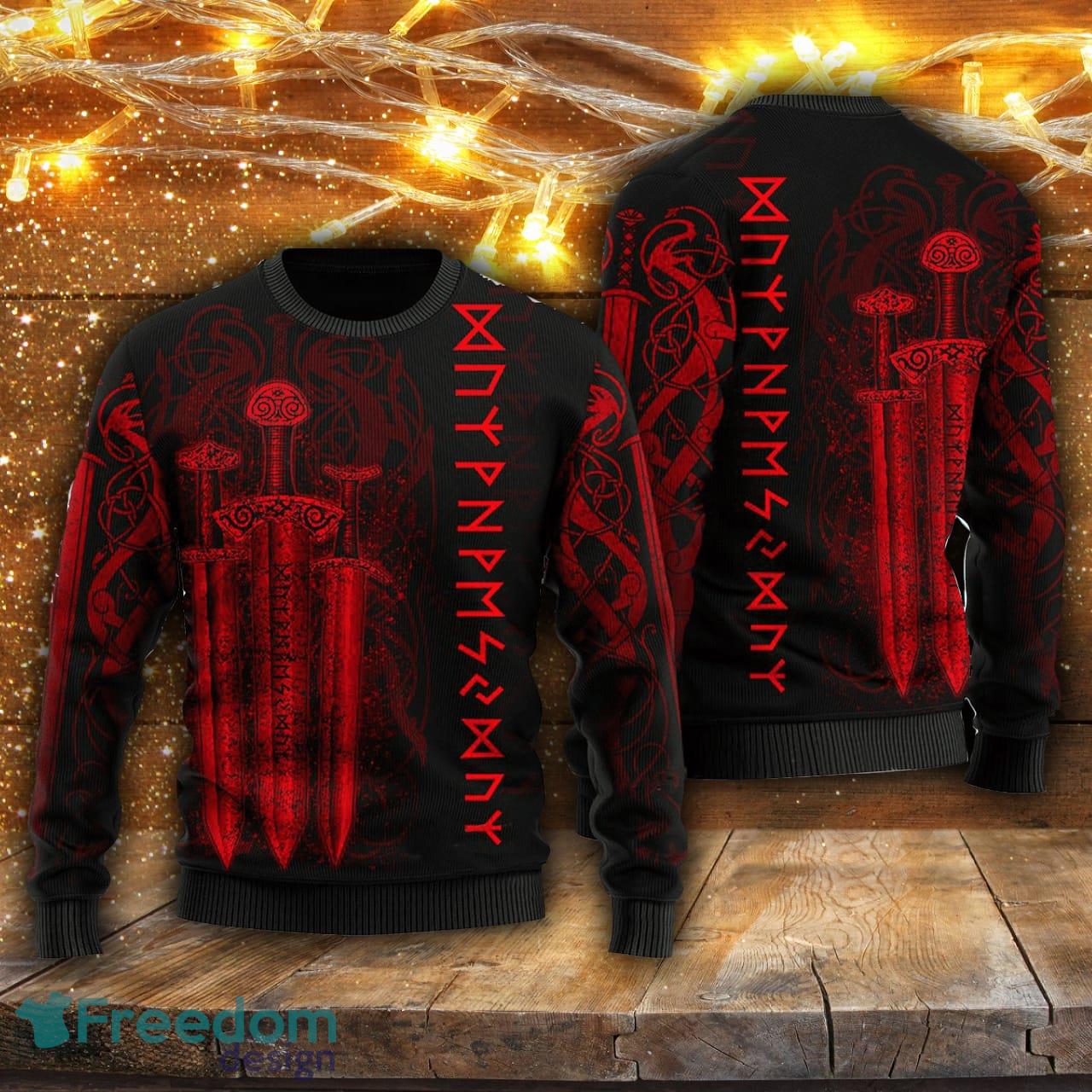 Viking Ugly Christmas Sweater Amazing Gift Men And Women Christmas Gift