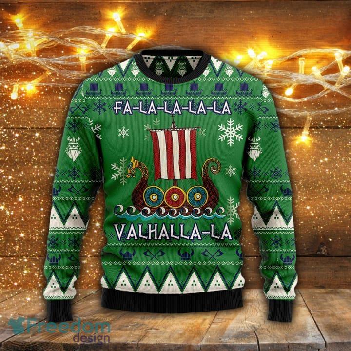 Fa-La-La-La-La Valhalla-La Viking Ugly Christmas Sweater