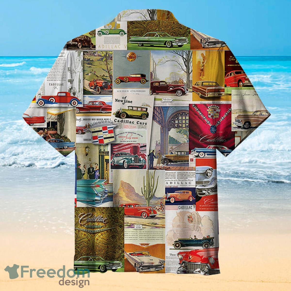 Vintage Car Ads Hawaiian Shirt, Cadillac Universal Hawaiian Shirt Product Photo 2