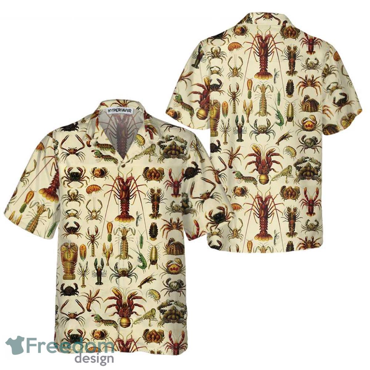 Vintage Lobster And Seafood Lobster Hawaiian Shirt Best Gift For Men And Women Product Photo 1