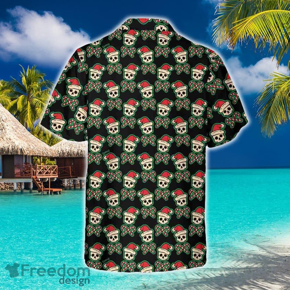 Viking Skull With Backbone Axe Hawaiian Shirt Idea Summer Gift For