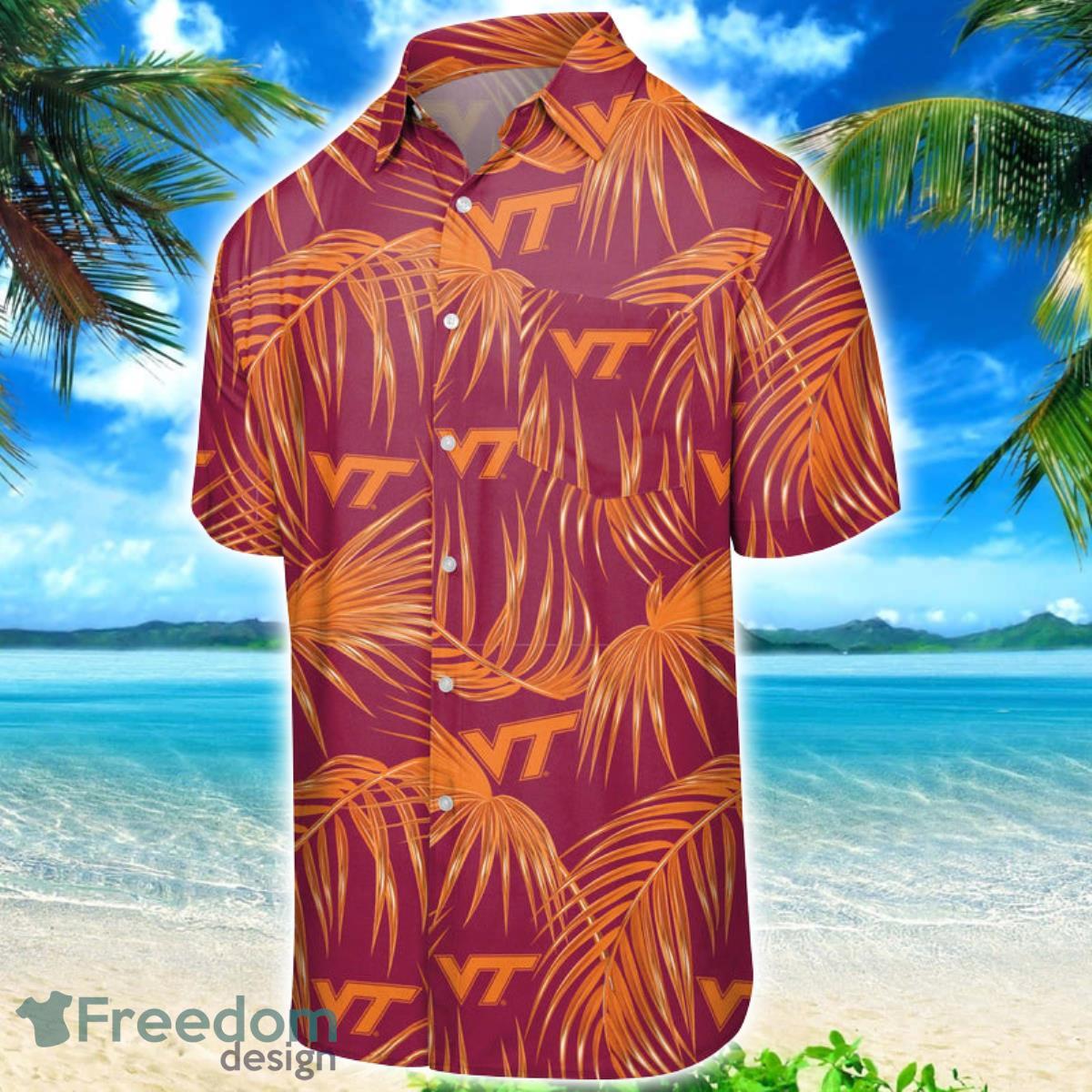 Virginia Tech Hokies NCAA Hawaiian Shirt Best Gift For Fans Product Photo 1