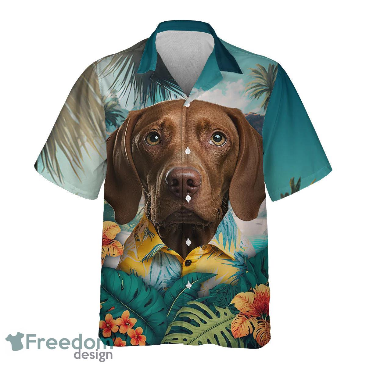 Vizsla All Printed 3D Hawaiian Shirt For Dog Lover Product Photo 2