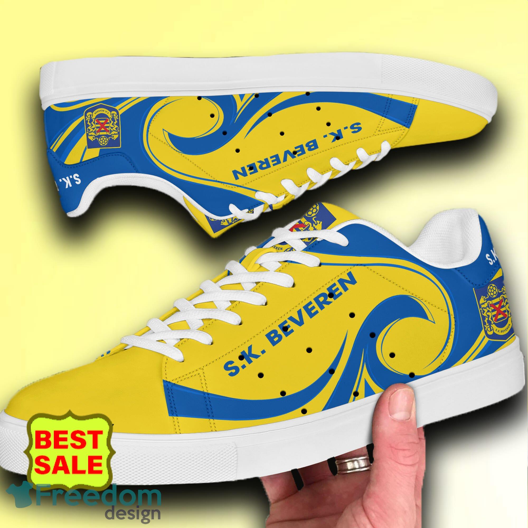Waasland-Beveren Logo Skate Shoes Pro League Fans Stan Smith Sneakers - Waasland-Beveren skate shoes_1
