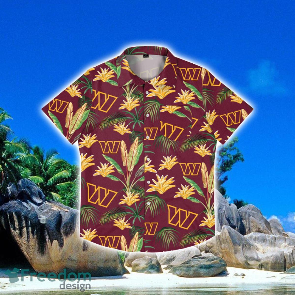 Washington Commanders NFL Victory Vacay Hawaiian Shirt Special Gift For Fans Product Photo 1