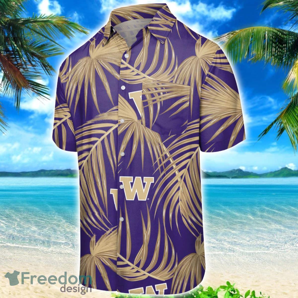 Washington Huskies NCAA Hawaiian Shirt Best Gift For Fans Product Photo 1