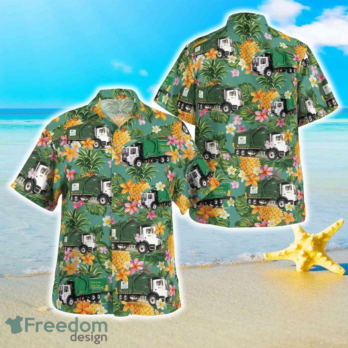 Waste Management Garbage Truck Hawaiian Shirt Best Style For Men Women Product Photo 1