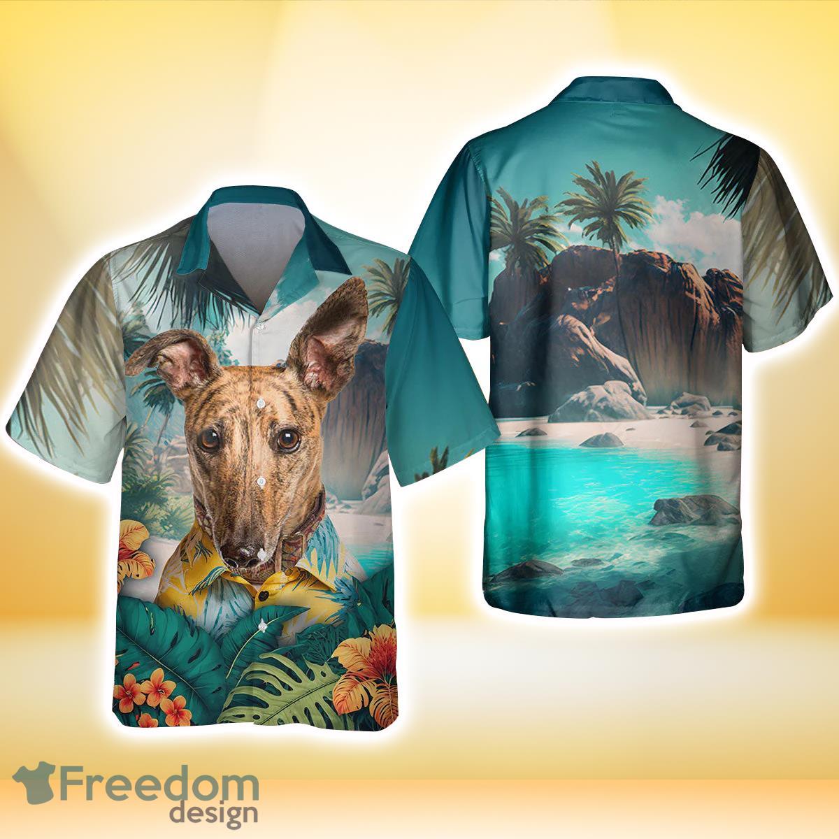 Whippet All Printed 3D Hawaiian Shirt For Dog Lover Product Photo 2