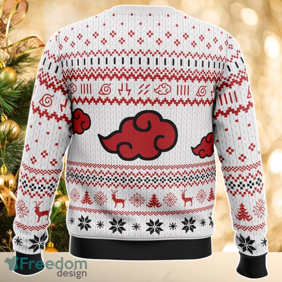 White Christmas Akatsuki Christmas Sweater Great Gift For Men Women Product Photo 2