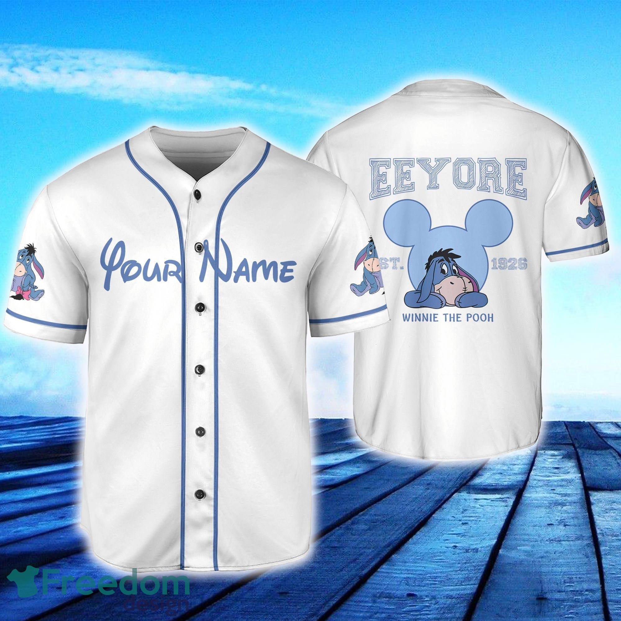 Custom Name Eeyore Baseball Jersey