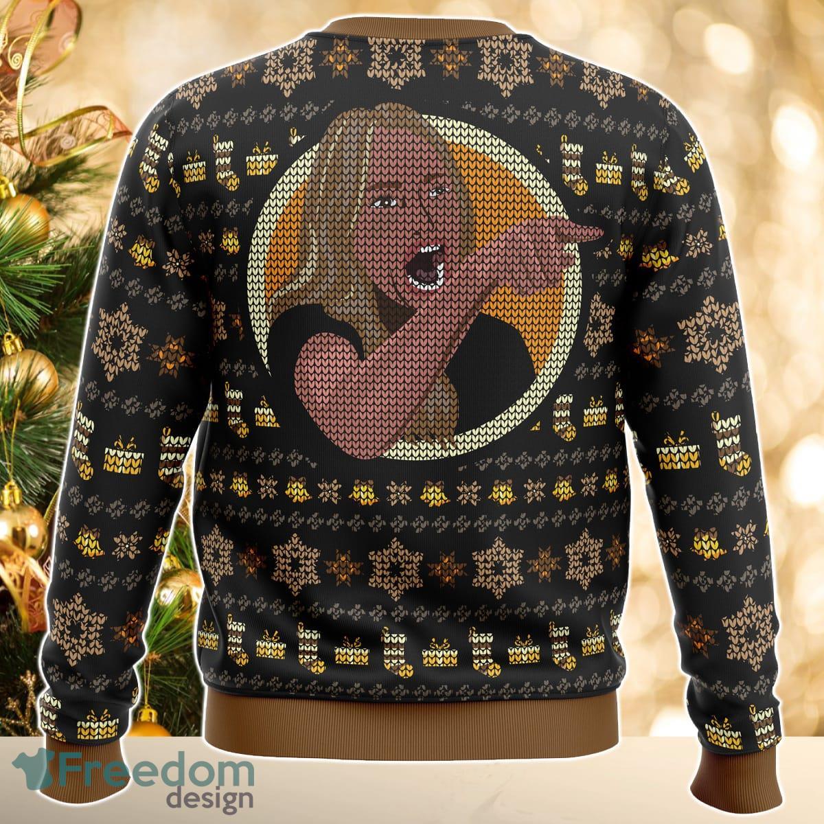 Woman Yelling At Cat Meme V2 Ugly Christmas Sweater Great Gift For Men Women Product Photo 2