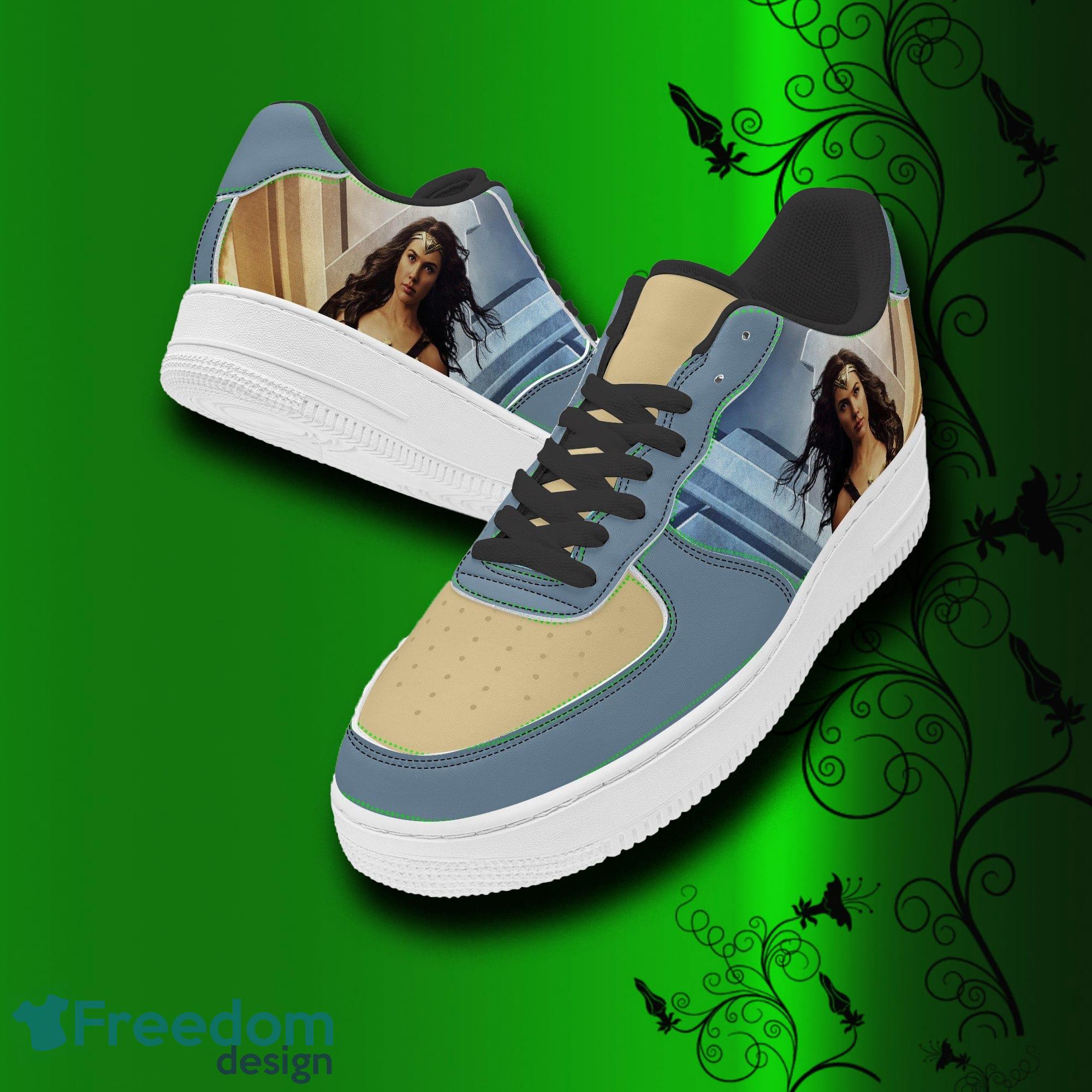 Wonder Woman Air Force Shoes Printed Unisex For Men And Women Gift - Wonder Woman Shoes, sneakers, leather low tops for men, women, kids, unisex birthday gift, not af1, Christmas_2