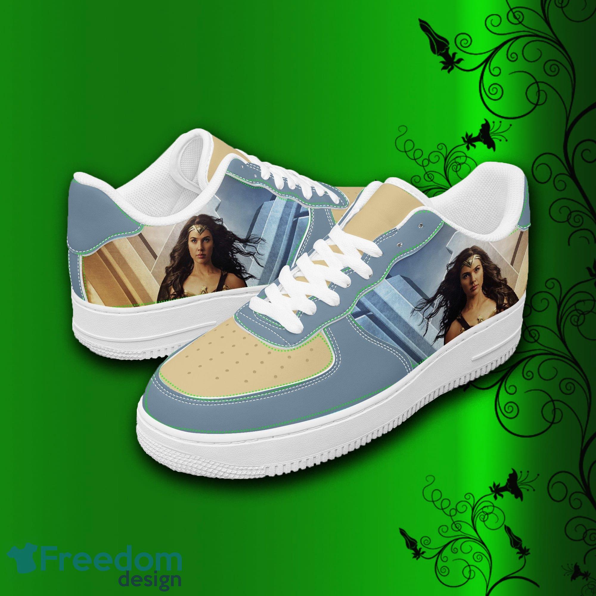 Wonder Woman Air Force Shoes Printed Unisex For Men And Women Gift image Wonder Woman Air Force Shoes Printed Unisex For Men And Women Gift - Wonder Woman Shoes, sneakers, leather low tops for men, women, kids, unisex birthday gift, not af1, Christmas_4
