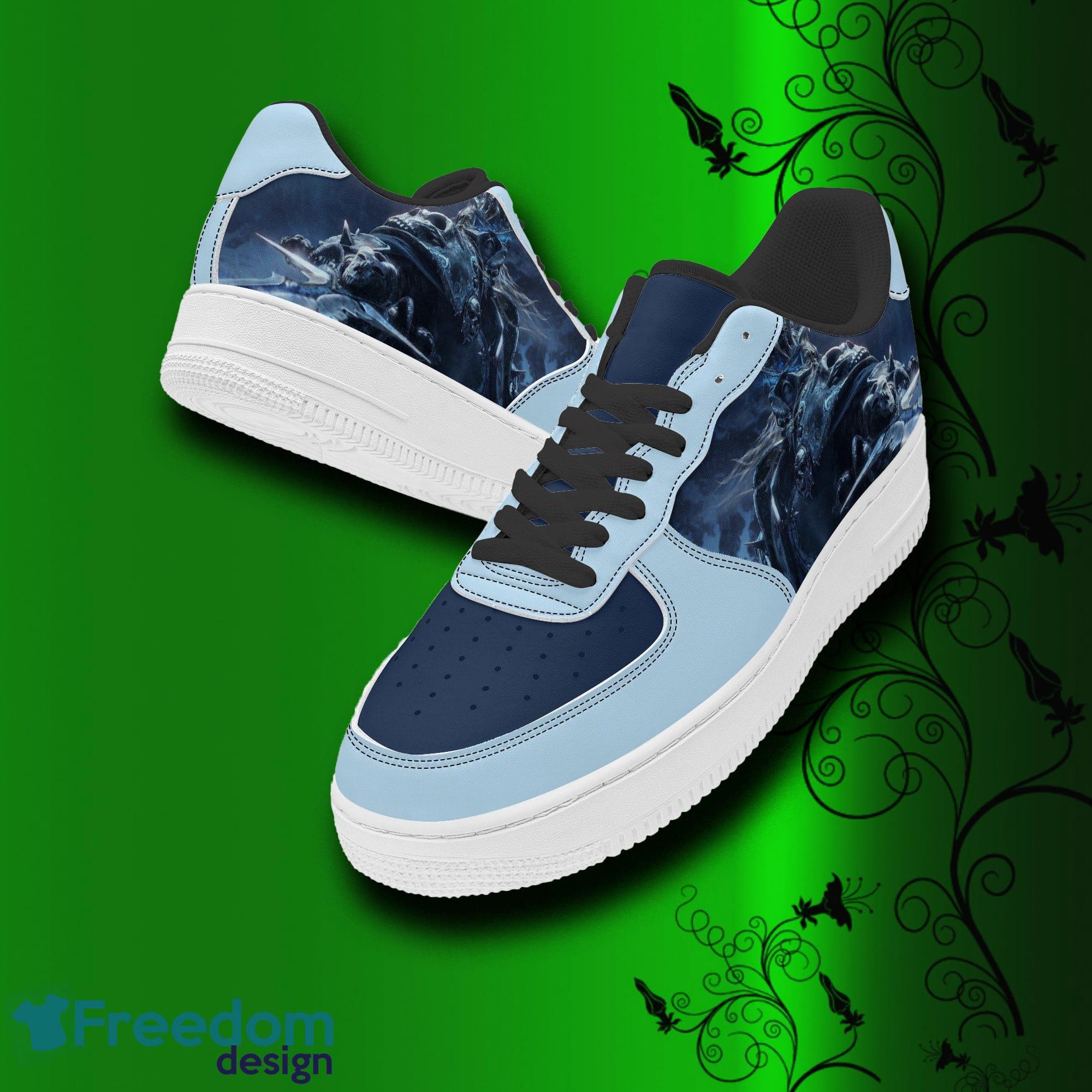 World of Warcraft Lich King Air Force Shoes Printed Unisex For Men And Women Gift - World of Warcraft Shoes, Lich King sneakers, leather low tops for men, women, kids, unisex birthday gift, not af1, Christmas_3 World of Warcraft Lich King Air Force Shoes Printed Unisex For Men And Women Gift - World of Warcraft Shoes, Lich King sneakers, leather low tops for men, women, kids, unisex birthday gift, not af1, Christmas_3