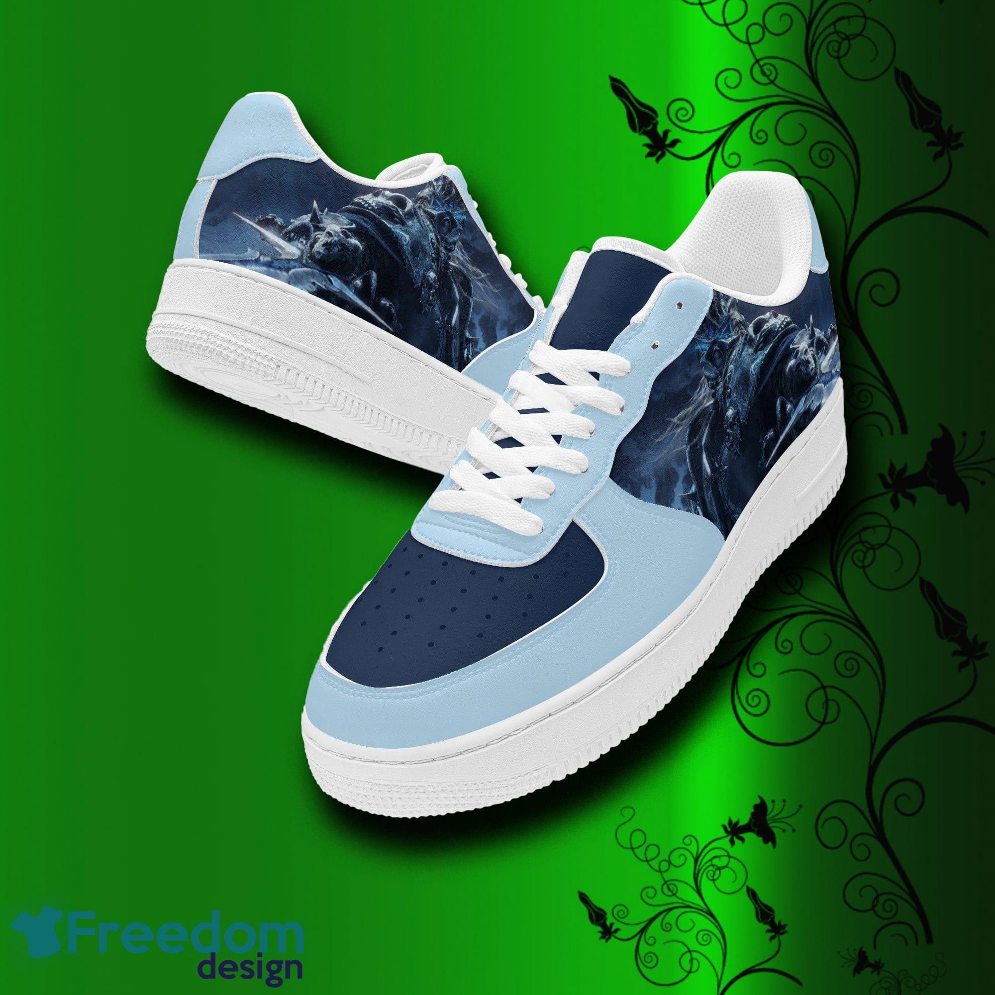 World of Warcraft Lich King Air Force Shoes Printed Unisex For Men And Women Gift - World of Warcraft Shoes, Lich King sneakers, leather low tops for men, women, kids, unisex birthday gift, not af1, Christmas_5 World of Warcraft Lich King Air Force Shoes Printed Unisex For Men And Women Gift - World of Warcraft Shoes, Lich King sneakers, leather low tops for men, women, kids, unisex birthday gift, not af1, Christmas_5