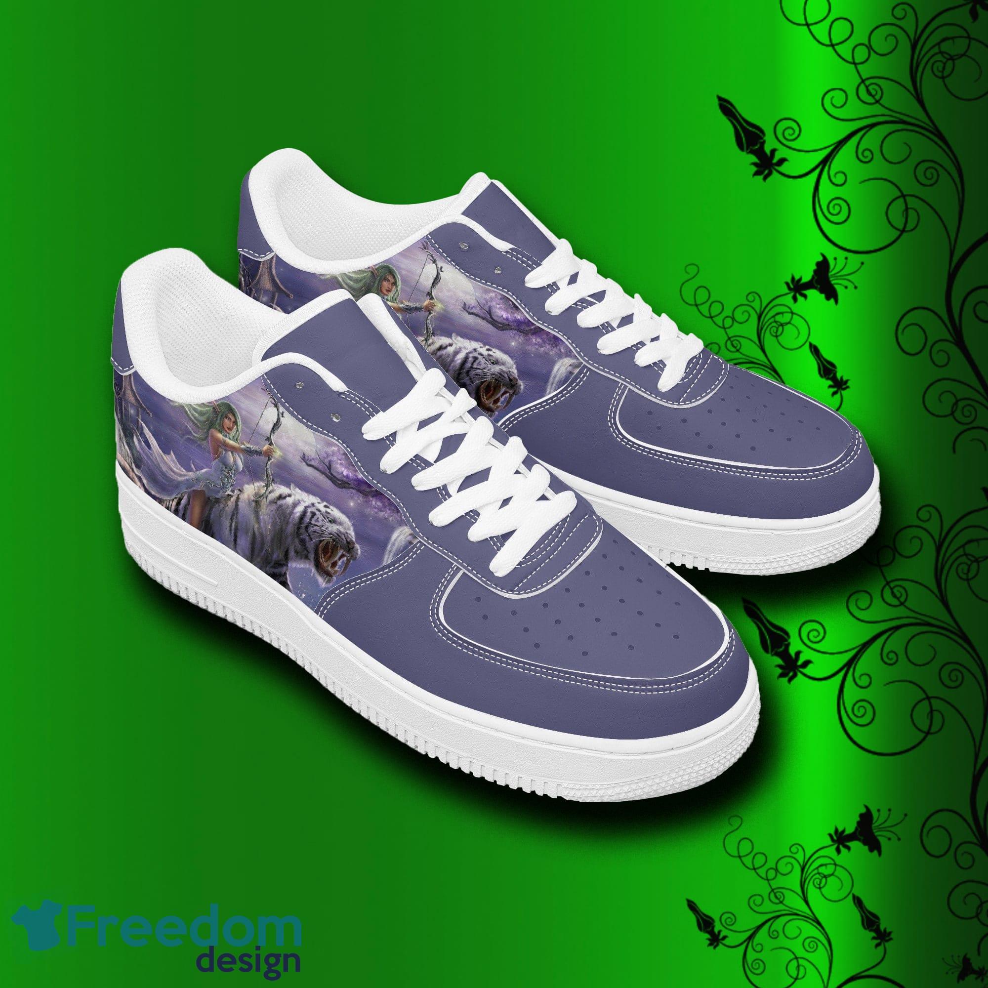 World of Warcraft Tyrande Whisperwind Air Force Shoes Printed Unisex For Men And Women Gift - World of Warcraft Shoes, Tyrande Whisperwind sneakers, leather low tops for men, women, kids, unisex birthday gift, not af1, Christmas_2
