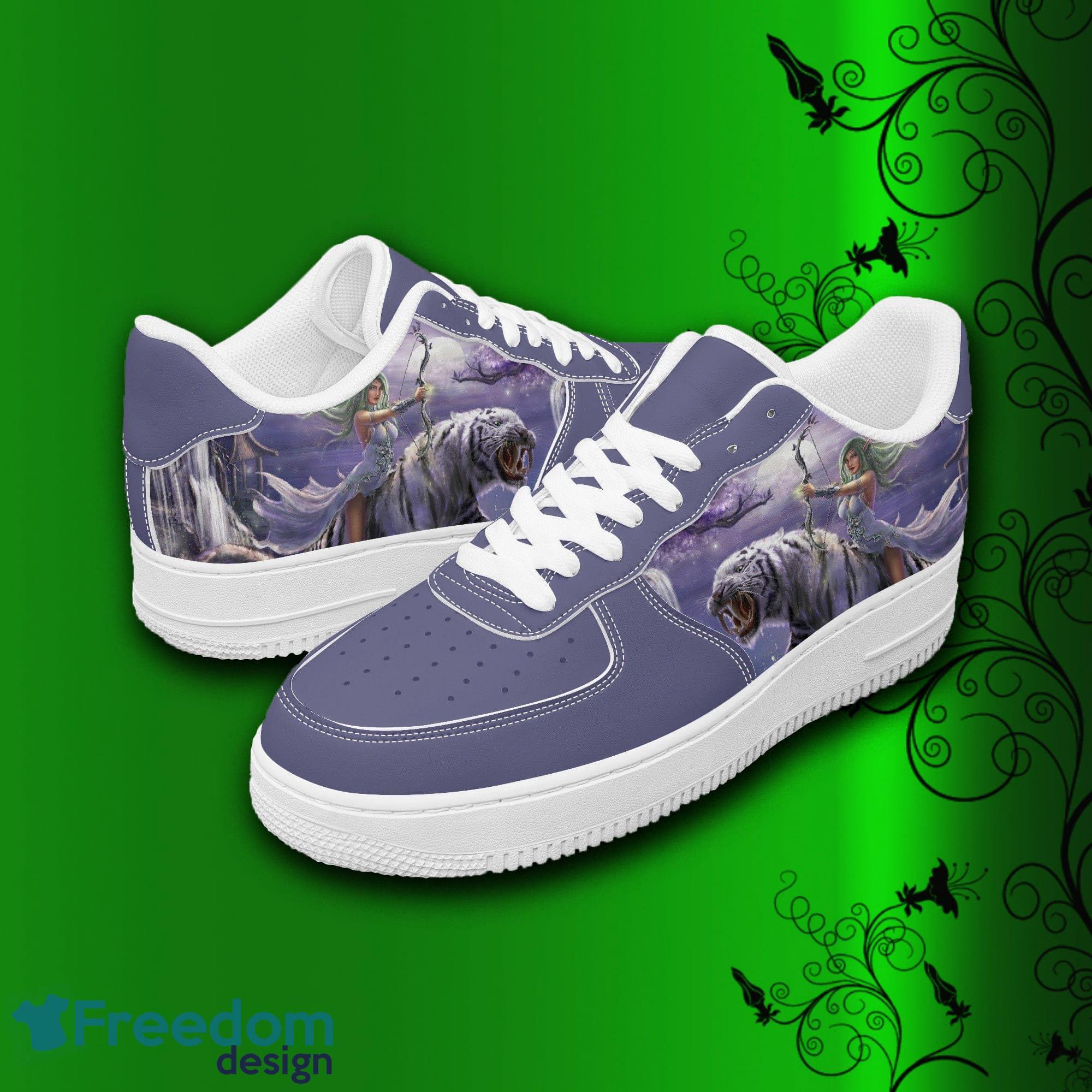 World of Warcraft Tyrande Whisperwind Air Force Shoes Printed Unisex For Men And Women Gift - World of Warcraft Shoes, Tyrande Whisperwind sneakers, leather low tops for men, women, kids, unisex birthday gift, not af1, Christmas_1