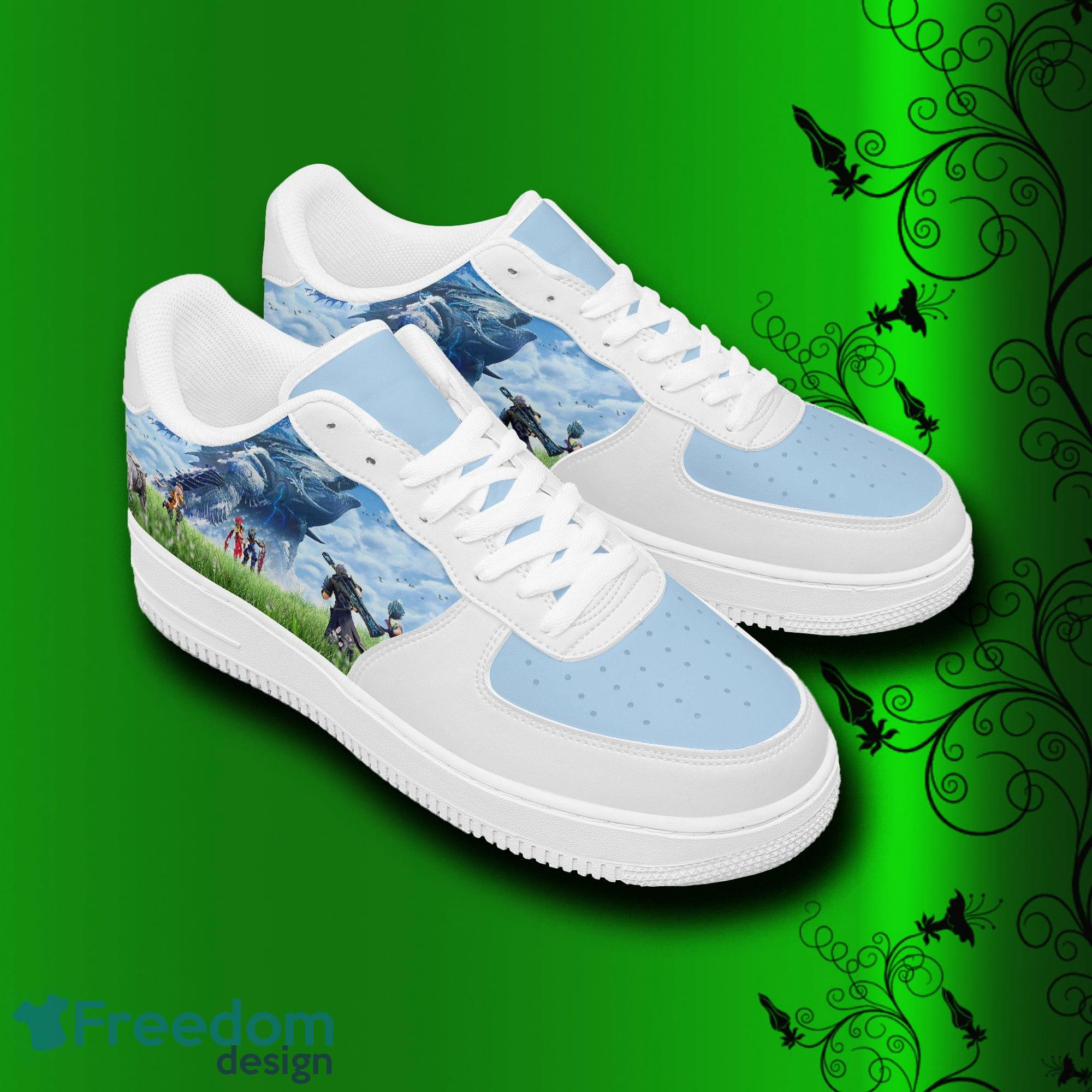 Xenoblade Chronicles anime Air Force Shoes Printed Unisex For Men And Women Gift - Xenoblade Chronicles Shoes, anime sneakers, leather low tops for men, women, kids, unisex birthday gift, not af1, Christmas_3 Xenoblade Chronicles anime Air Force Shoes Printed Unisex For Men And Women Gift - Xenoblade Chronicles Shoes, anime sneakers, leather low tops for men, women, kids, unisex birthday gift, not af1, Christmas_3