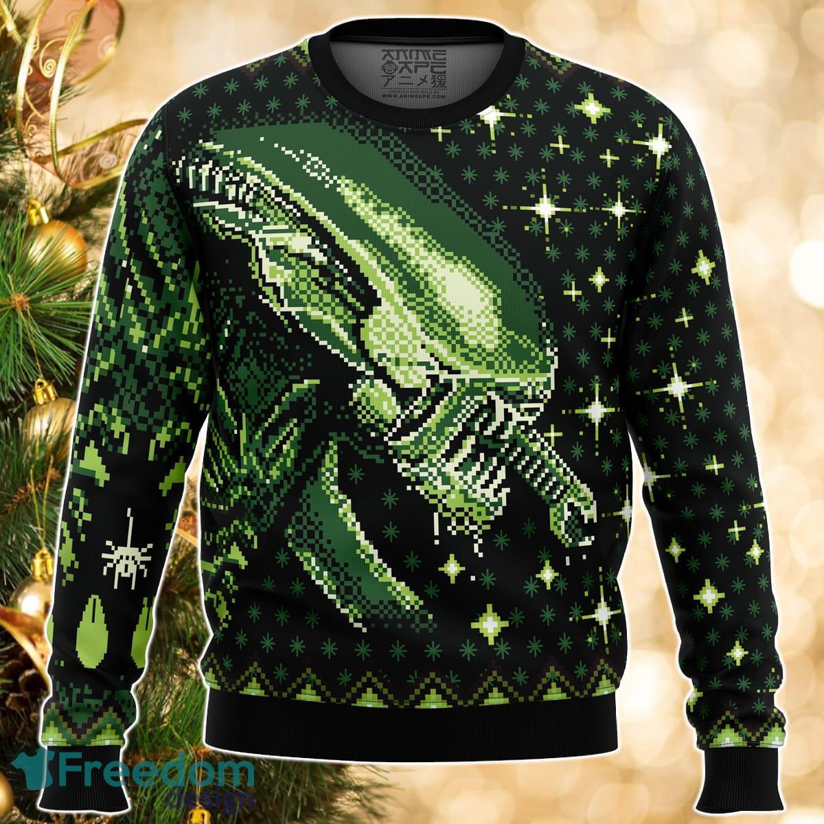 Xenomorph Alien Ugly Christmas Sweater Great Gift For Men Women Product Photo 1