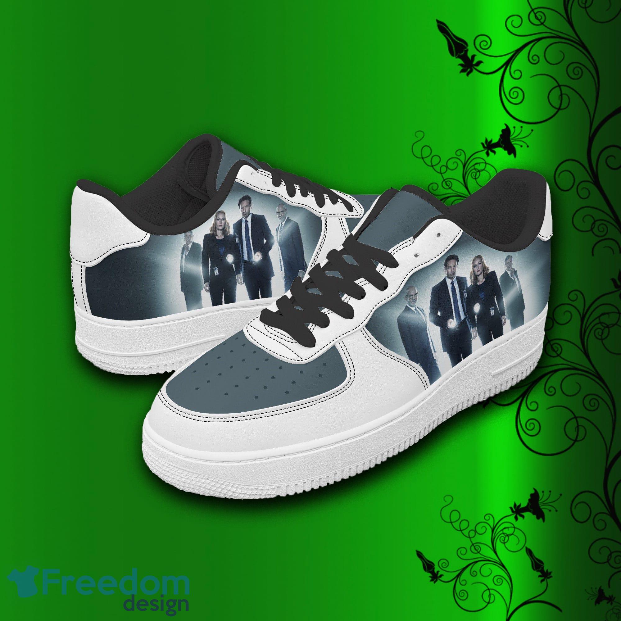 Xfiles Air Force Shoes Printed Unisex For Men And Women Gift image Xfiles Air Force Shoes Printed Unisex For Men And Women Gift - X-files Shoes, sneakers, leather low tops for men, women, kids, unisex birthday gift, not af1, Christmas_3