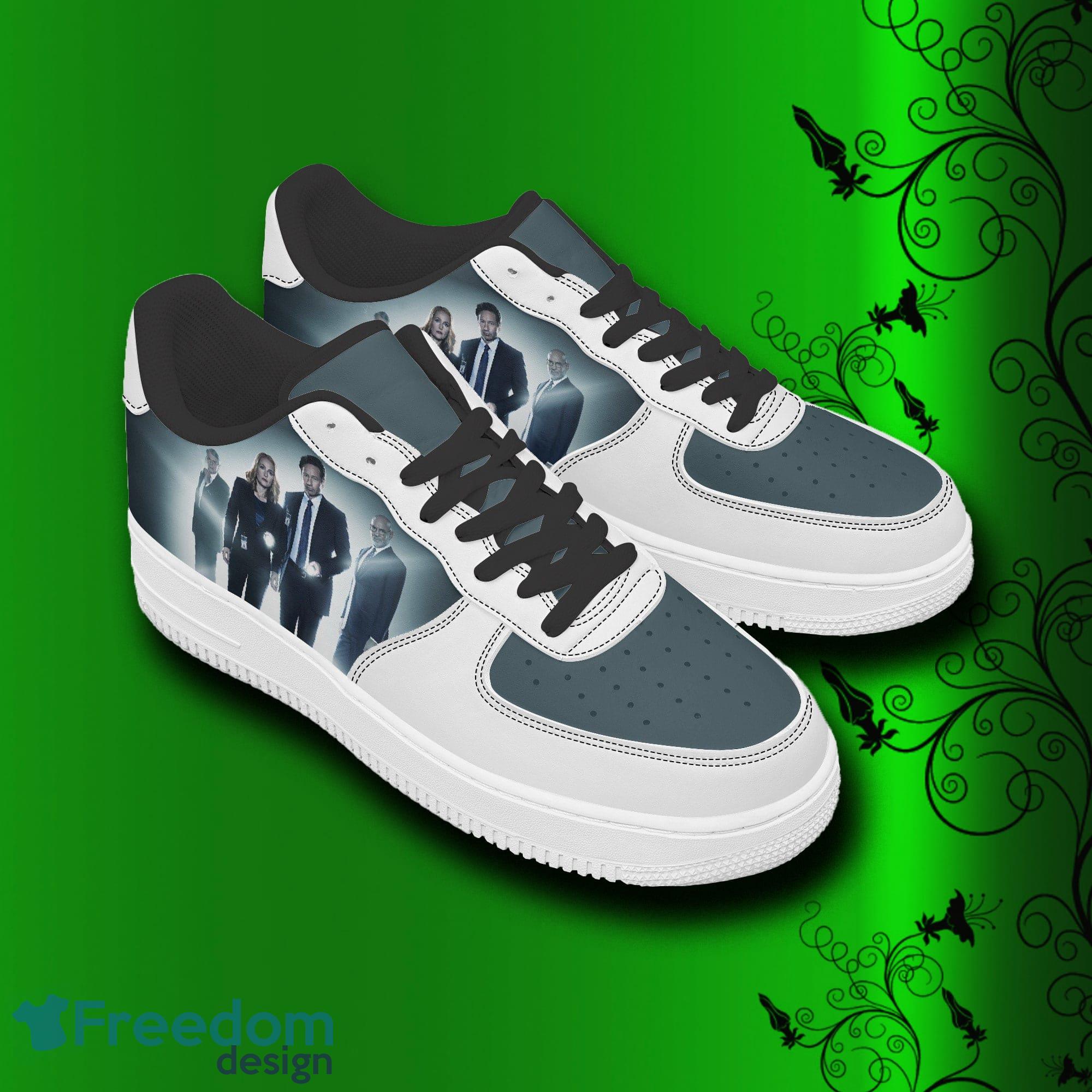 Xfiles Air Force Shoes Printed Unisex For Men And Women Gift - X-files Shoes, sneakers, leather low tops for men, women, kids, unisex birthday gift, not af1, Christmas_1