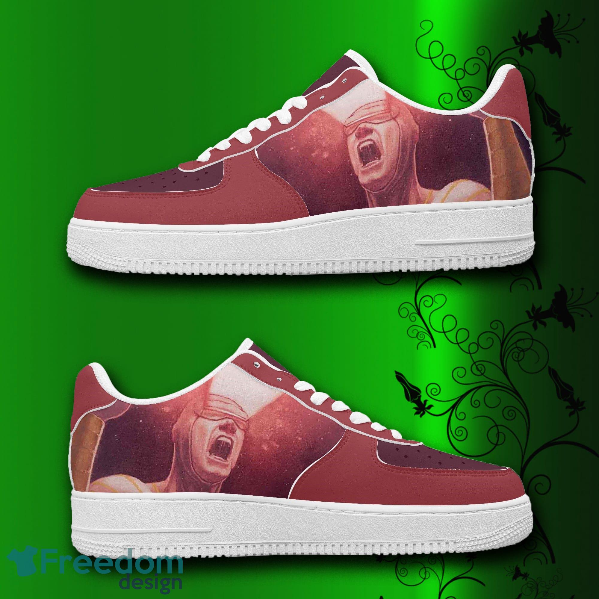 Xmen Cyclops Air Force Shoes Printed Unisex For Men And Women Gift - X-men Shoes, Cyclops sneakers, leather low tops for men, women, kids, unisex birthday gift, Christmas_1