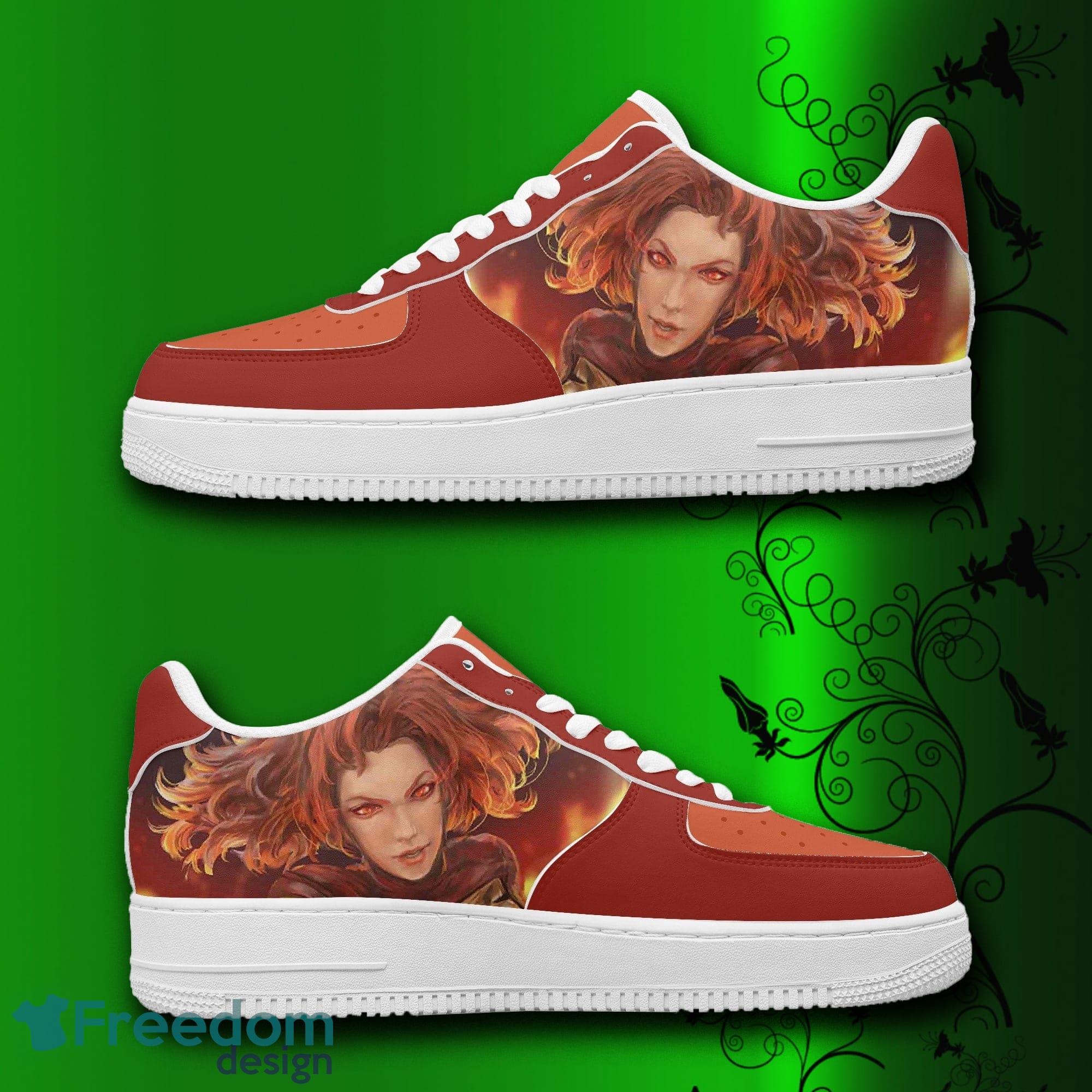 Xmen Jean Grey Air Force Shoes Printed Unisex For Men And Women Gift - X-men Shoes, Jean Grey sneakers, leather low tops for men, women, kids, unisex birthday gift, Christmas_5 Xmen Jean Grey Air Force Shoes Printed Unisex For Men And Women Gift - X-men Shoes, Jean Grey sneakers, leather low tops for men, women, kids, unisex birthday gift, Christmas_5
