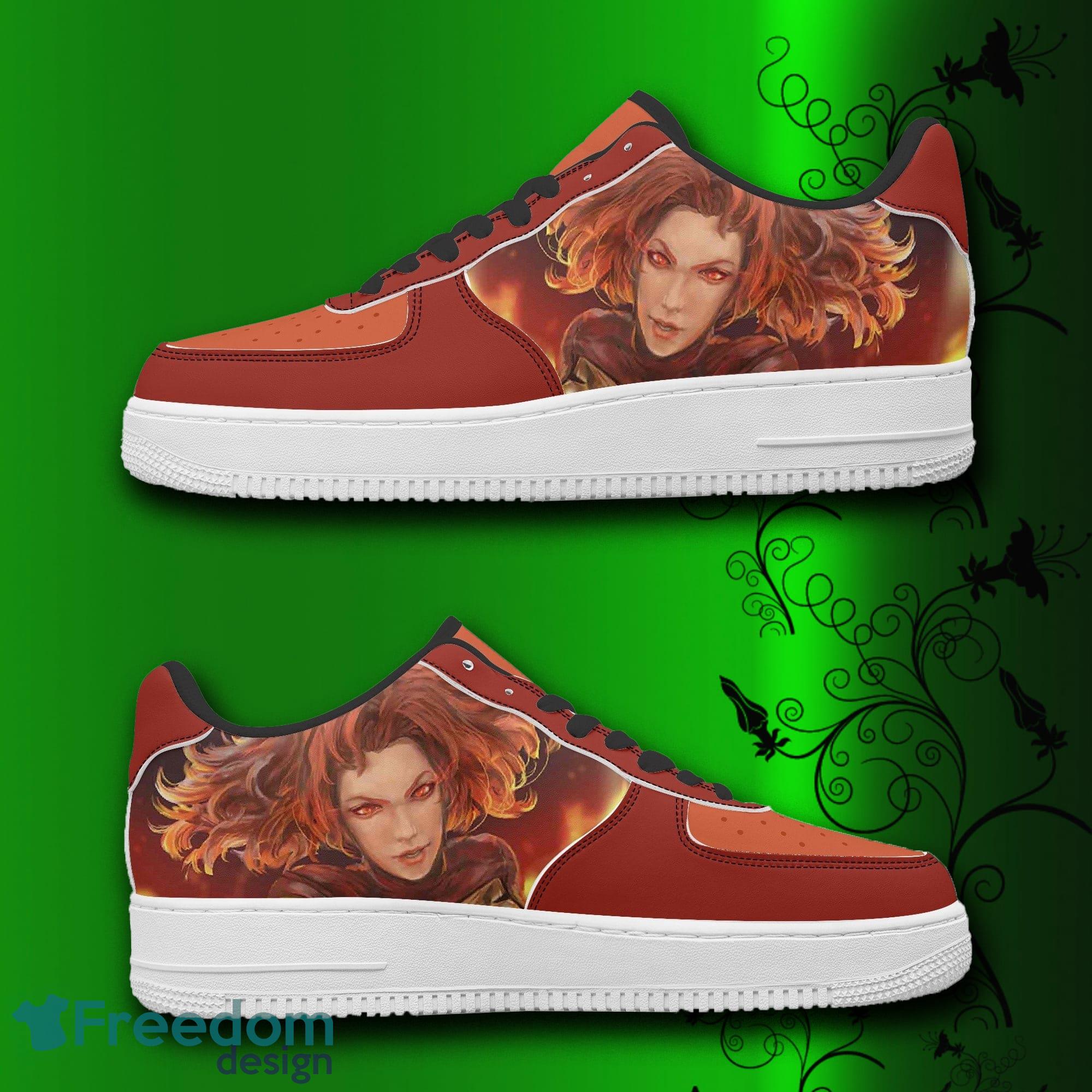 Xmen Jean Grey Air Force Shoes Printed Unisex For Men And Women Gift - X-men Shoes, Jean Grey sneakers, leather low tops for men, women, kids, unisex birthday gift, Christmas_7 Xmen Jean Grey Air Force Shoes Printed Unisex For Men And Women Gift - X-men Shoes, Jean Grey sneakers, leather low tops for men, women, kids, unisex birthday gift, Christmas_7