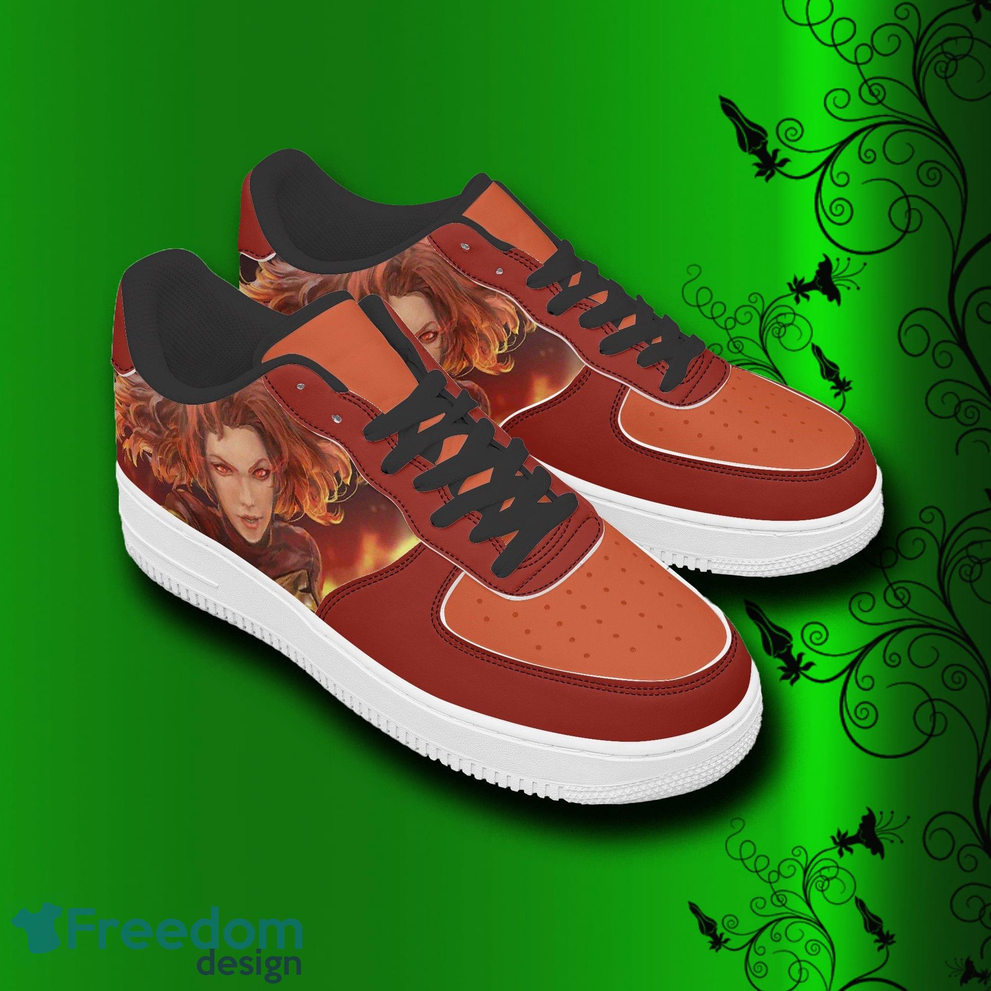 Xmen Jean Grey Air Force Shoes Printed Unisex For Men And Women Gift - X-men Shoes, Jean Grey sneakers, leather low tops for men, women, kids, unisex birthday gift, Christmas_8 Xmen Jean Grey Air Force Shoes Printed Unisex For Men And Women Gift - X-men Shoes, Jean Grey sneakers, leather low tops for men, women, kids, unisex birthday gift, Christmas_8