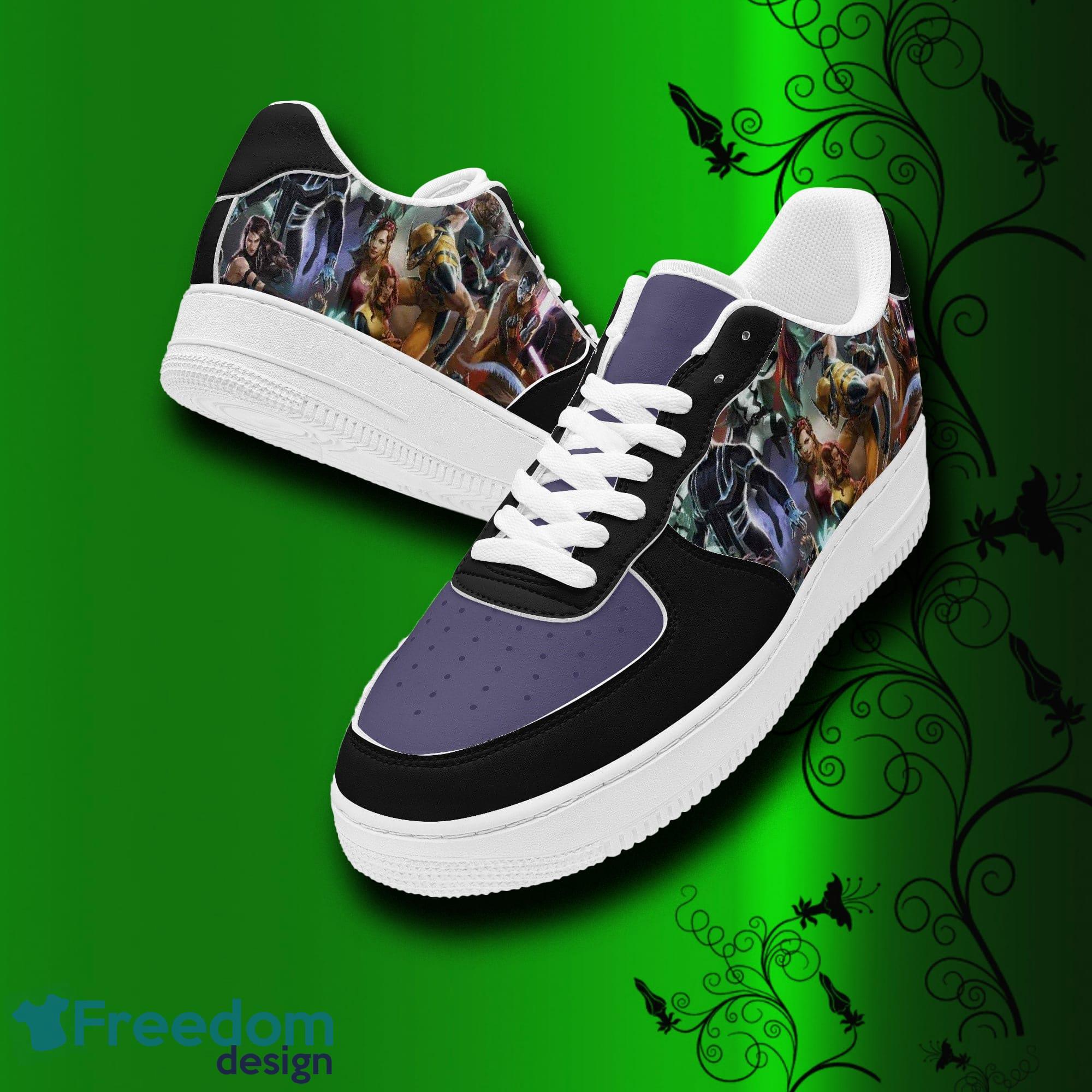 Xmen Xmen Air Force Shoes Printed Unisex For Men And Women Gift - X-men Shoes, X-men sneakers, Avengers leather low tops for men, women, kids, unisex birthday gift, Christmas_2